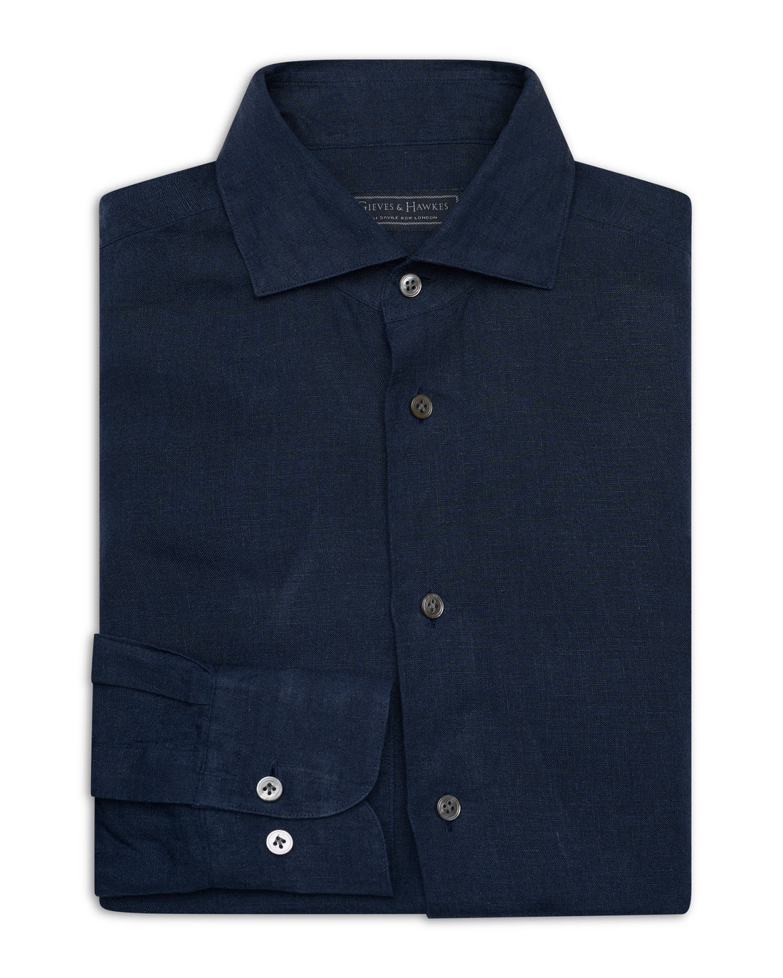Dixon Linen Shirt Navy