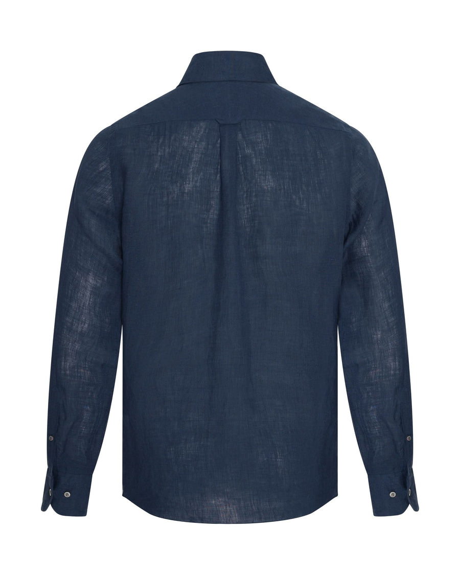 Dixon Linen Shirt Navy