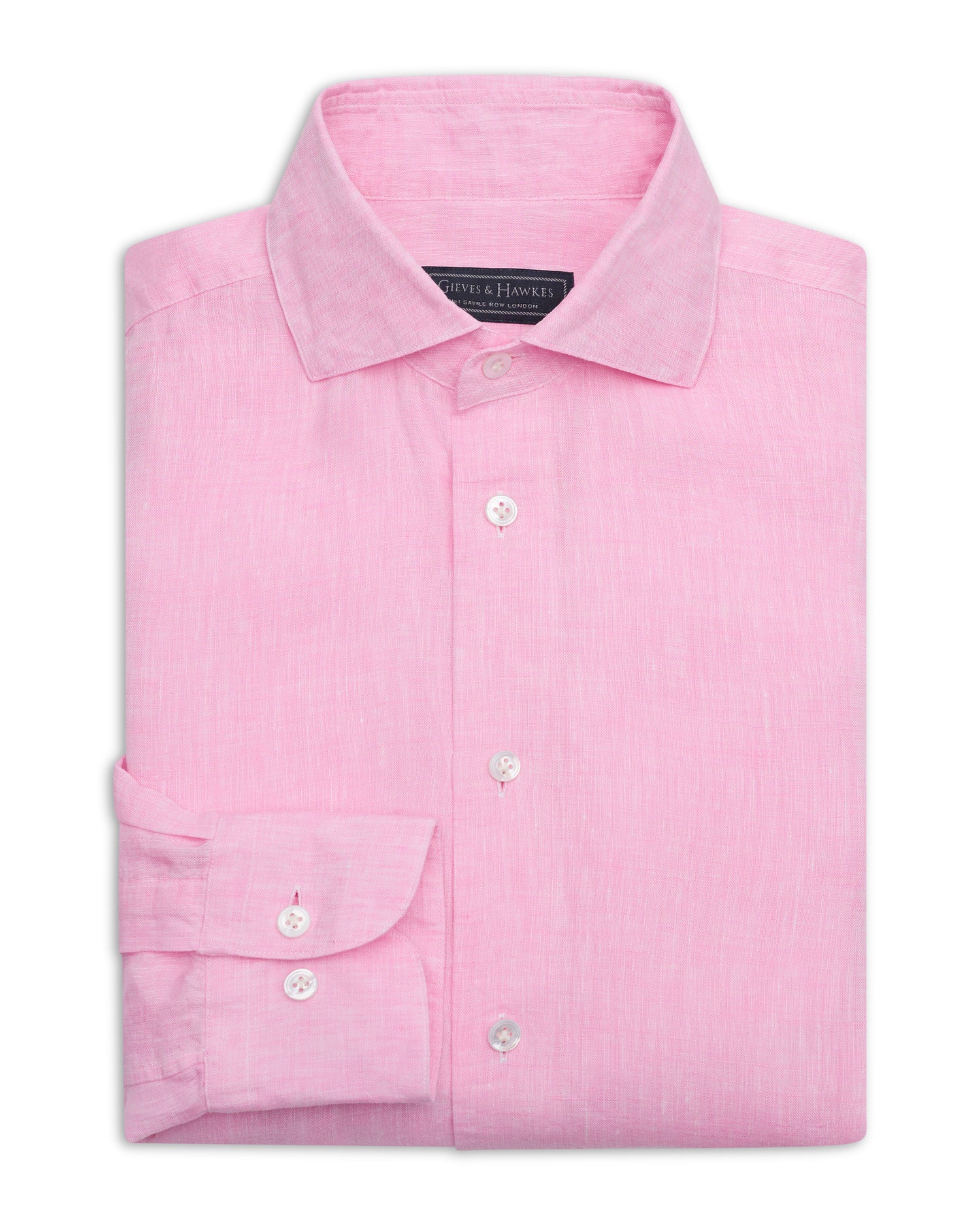 Dixon Linen Shirt Pink