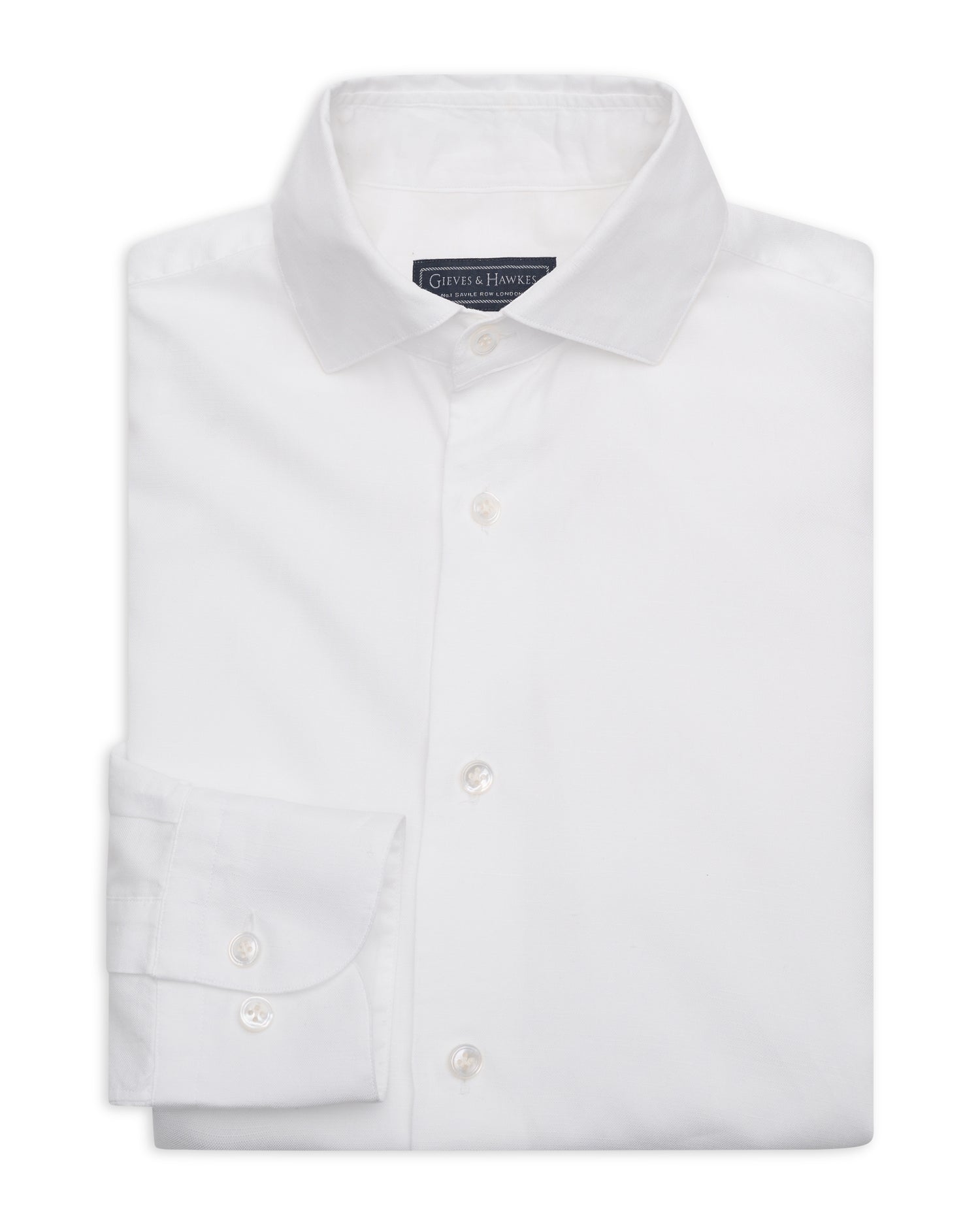 Dixon Linen Shirt White
