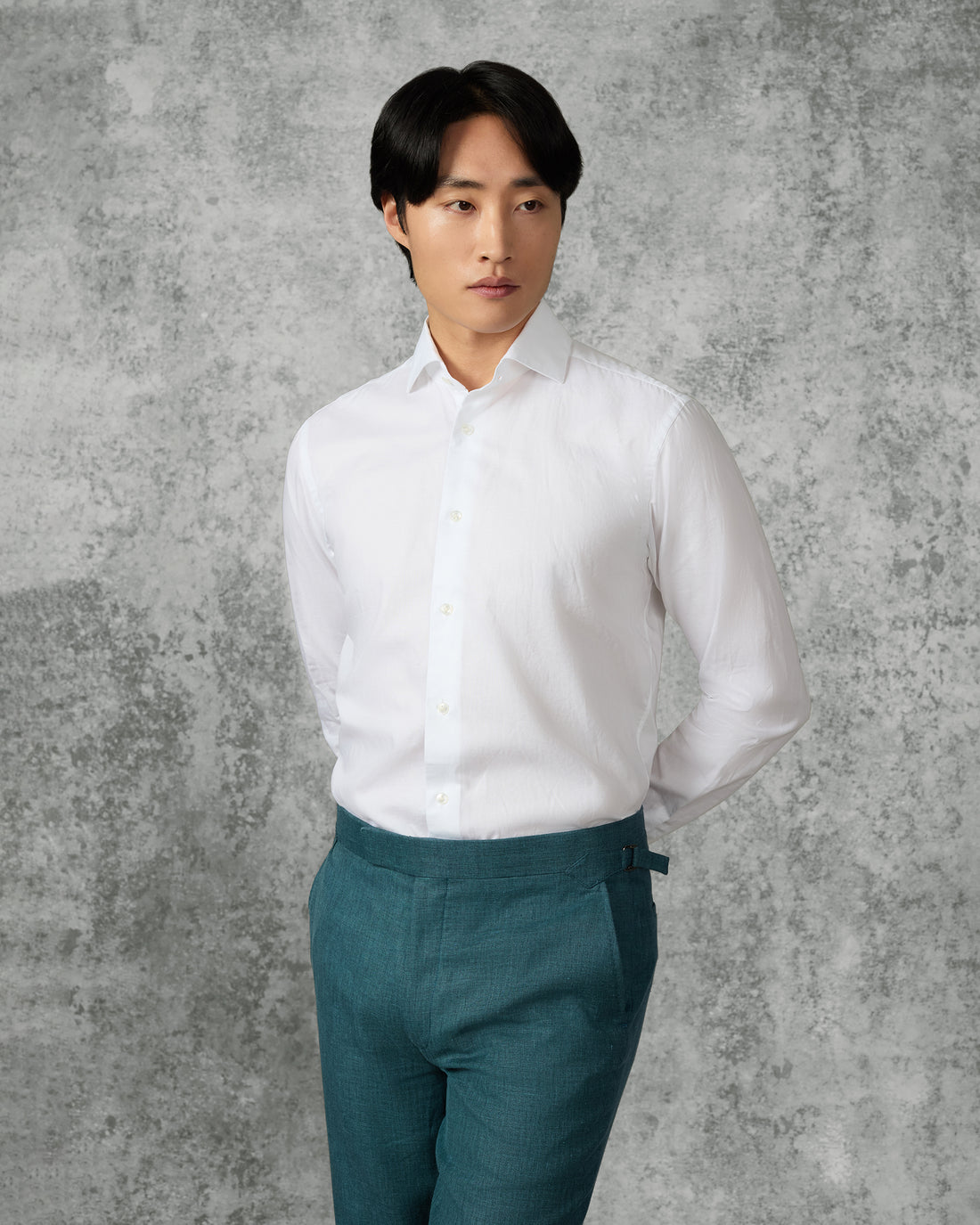 Dixon Linen Shirt White