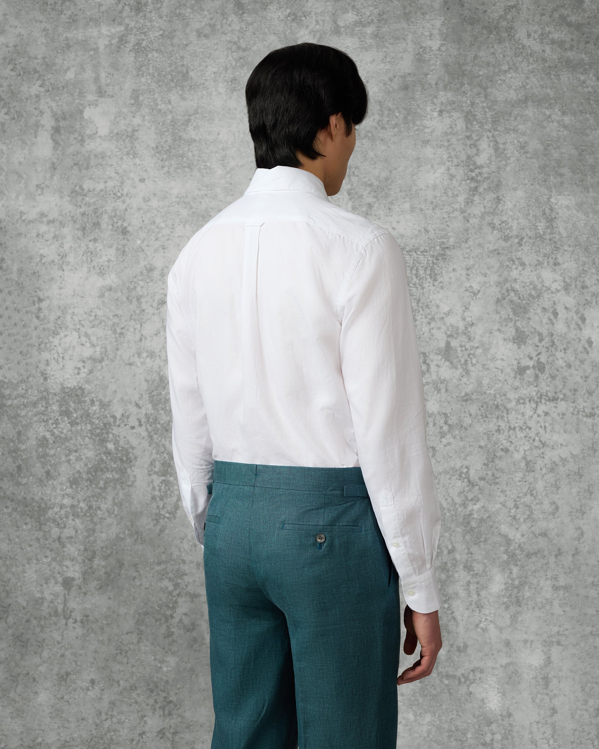 Dixon Linen Shirt White