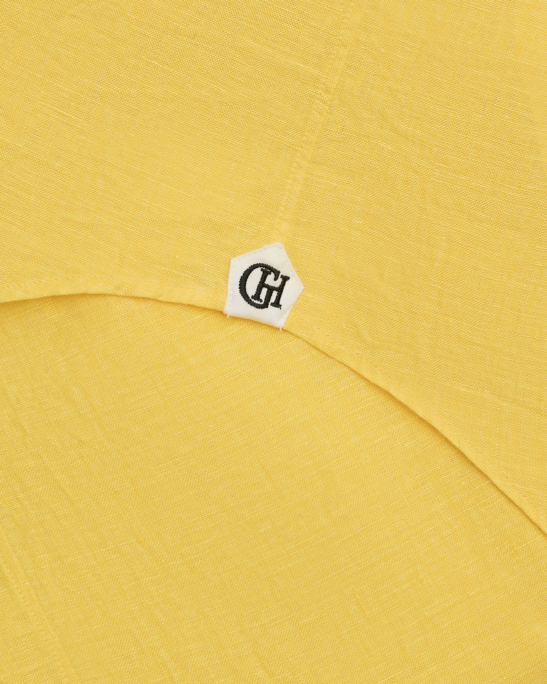 Dixon Linen Shirt Bright Yellow