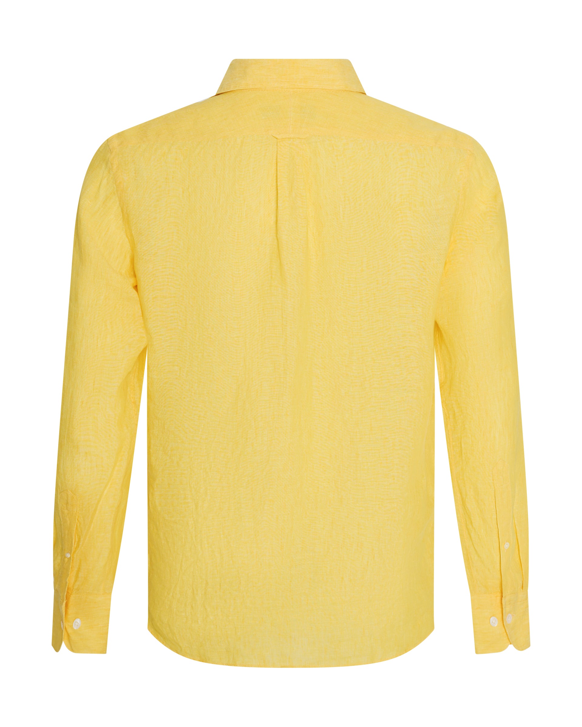 Dixon Linen Shirt Bright Yellow