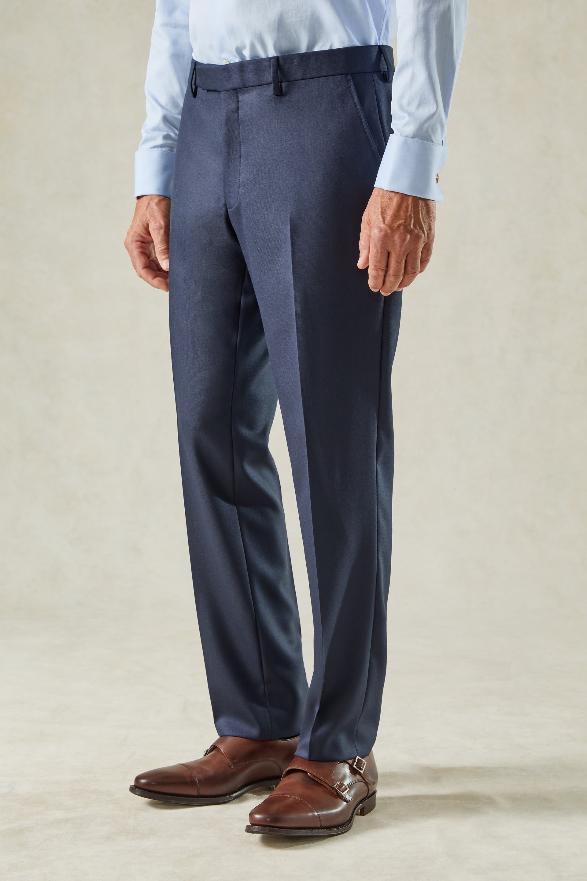 Doughty Wool Twill Suit Navy
