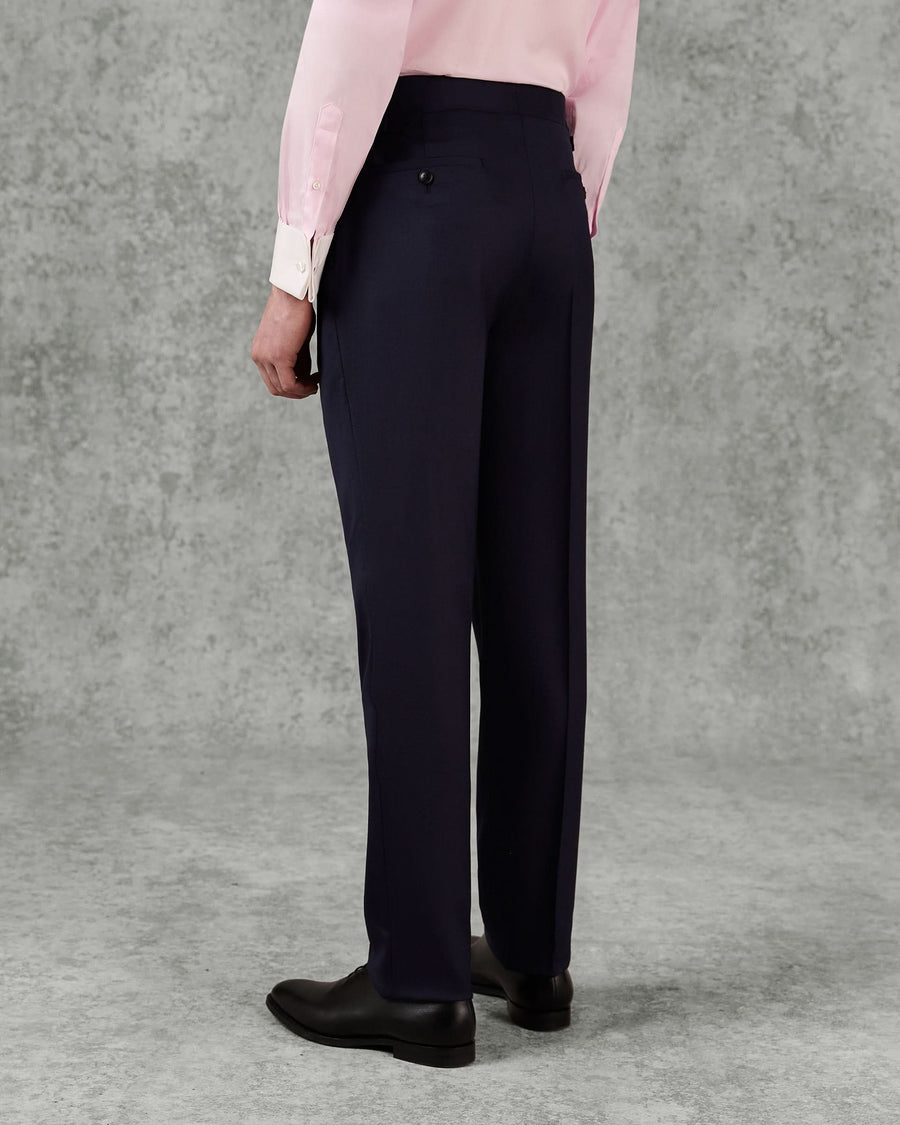The Edwards Morning Trouser in Twill Navy