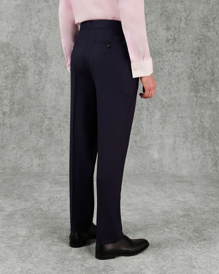 The Edwards Morning Trouser in Twill Navy