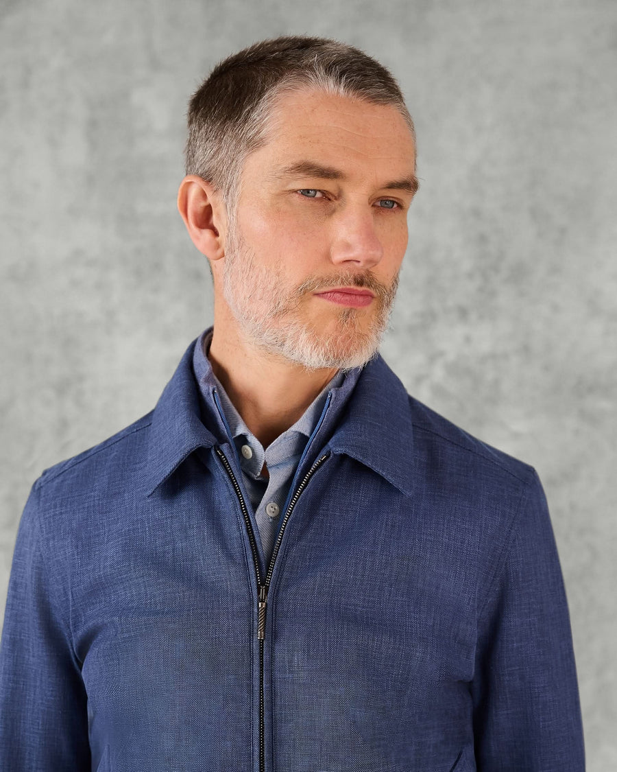 Elgin Blouson Hopsack Bomber Jacket