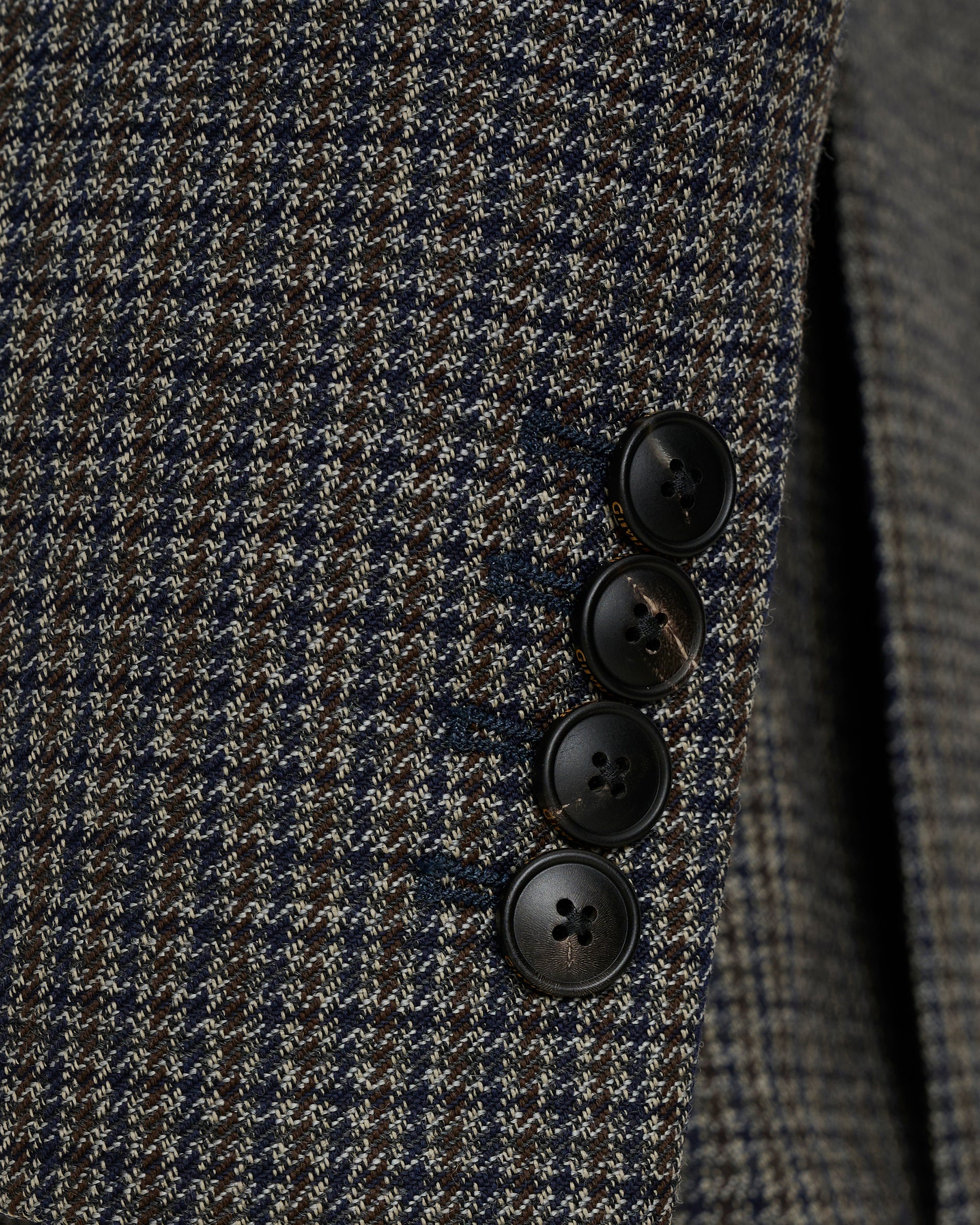 Evans Virgin Wool Jacket Brown Shepherd Check