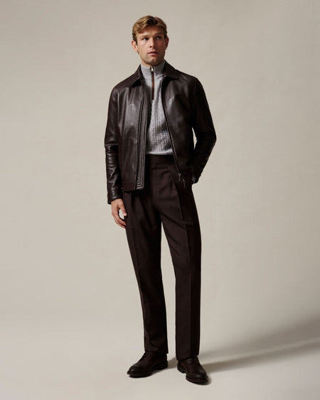 Queen Nappa Leather Jacket
