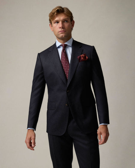 Bowles Flannel Wool Suit Jacket