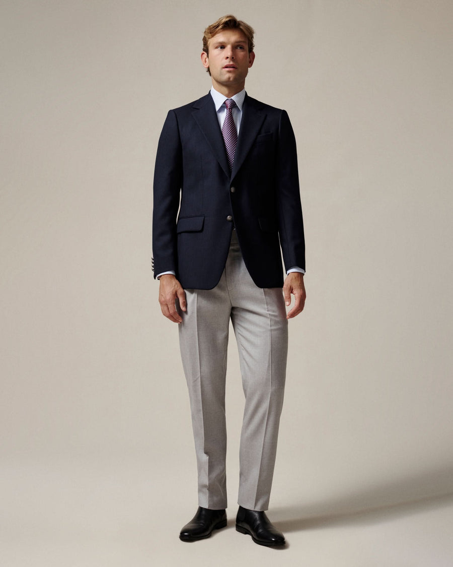 Woodward Wool Fresco Blazer Navy