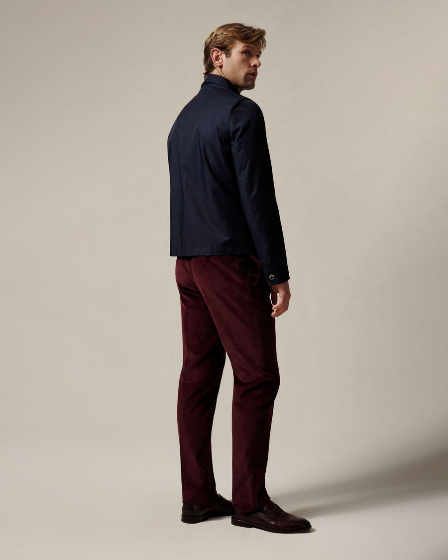 Barton Cotton & Nylon Plain Bomber Navy