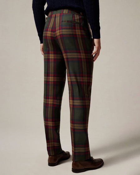 Cowan Multi Tartan Wool Trouser