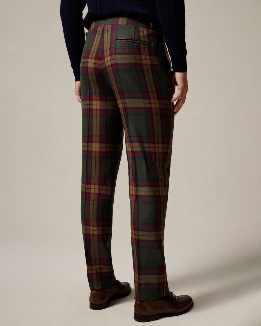 Cowan Multi Tartan Wool Trouser