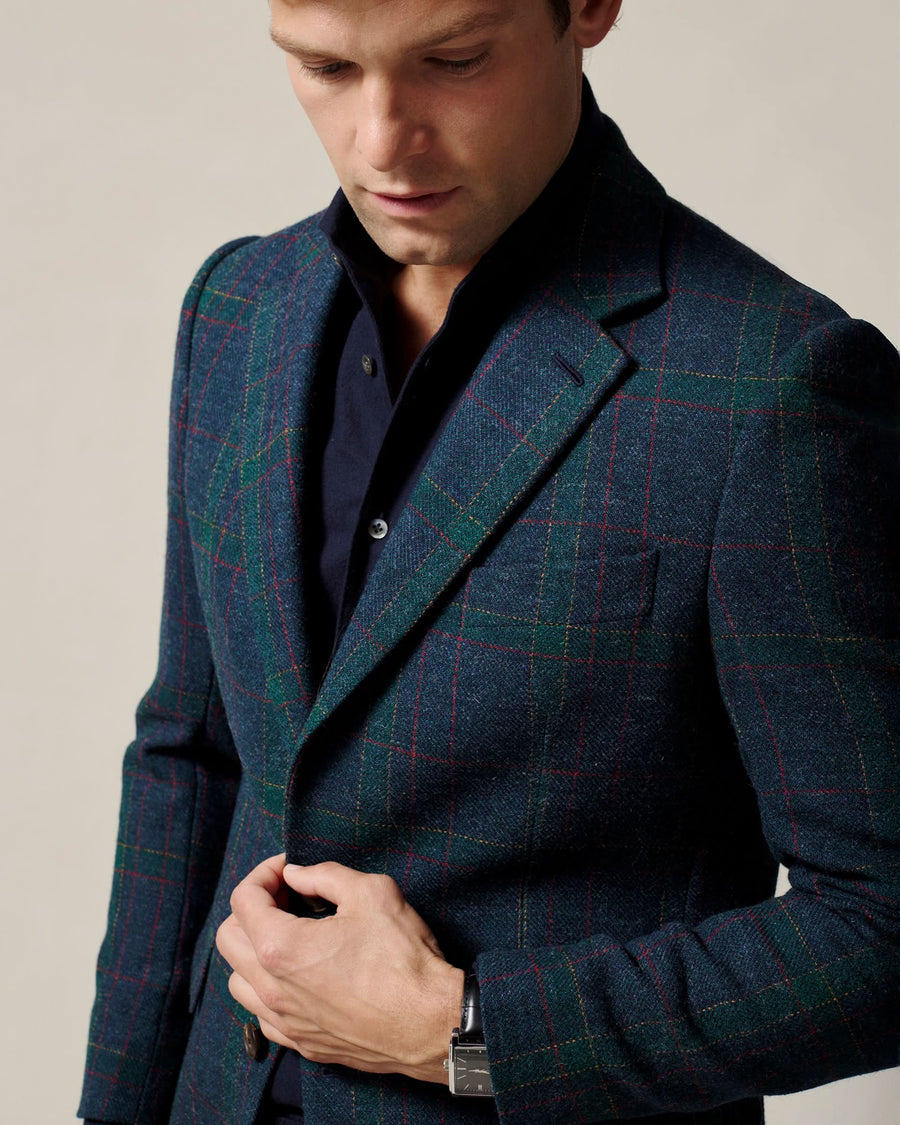 Row House Check Wool Blazer