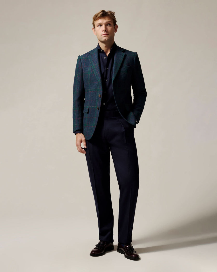Row House Check Wool Blazer