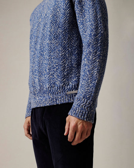 Adams Rust Donegal Sweater