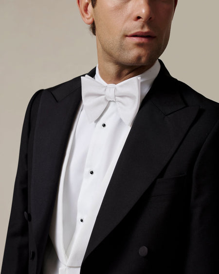 Lathom Marcella White Bow Tie