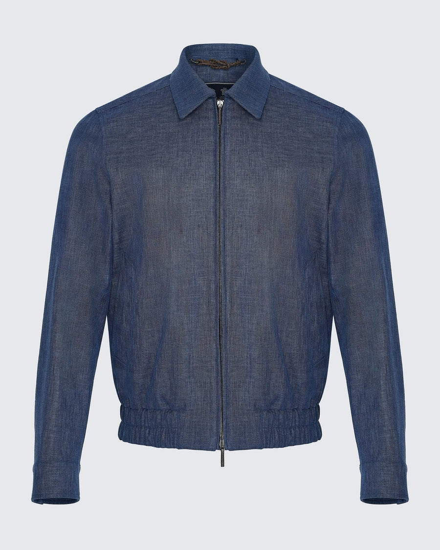 Elgin Blouson Hopsack Bomber Jacket