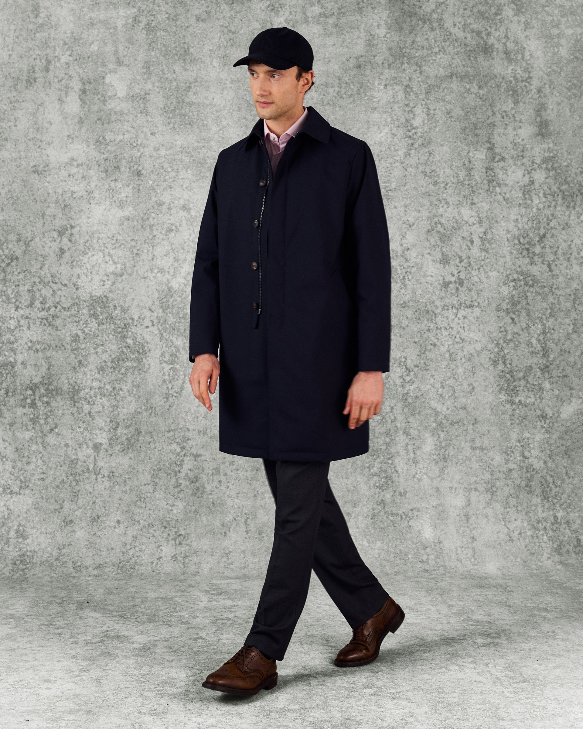 Franklin Raincoat Navy