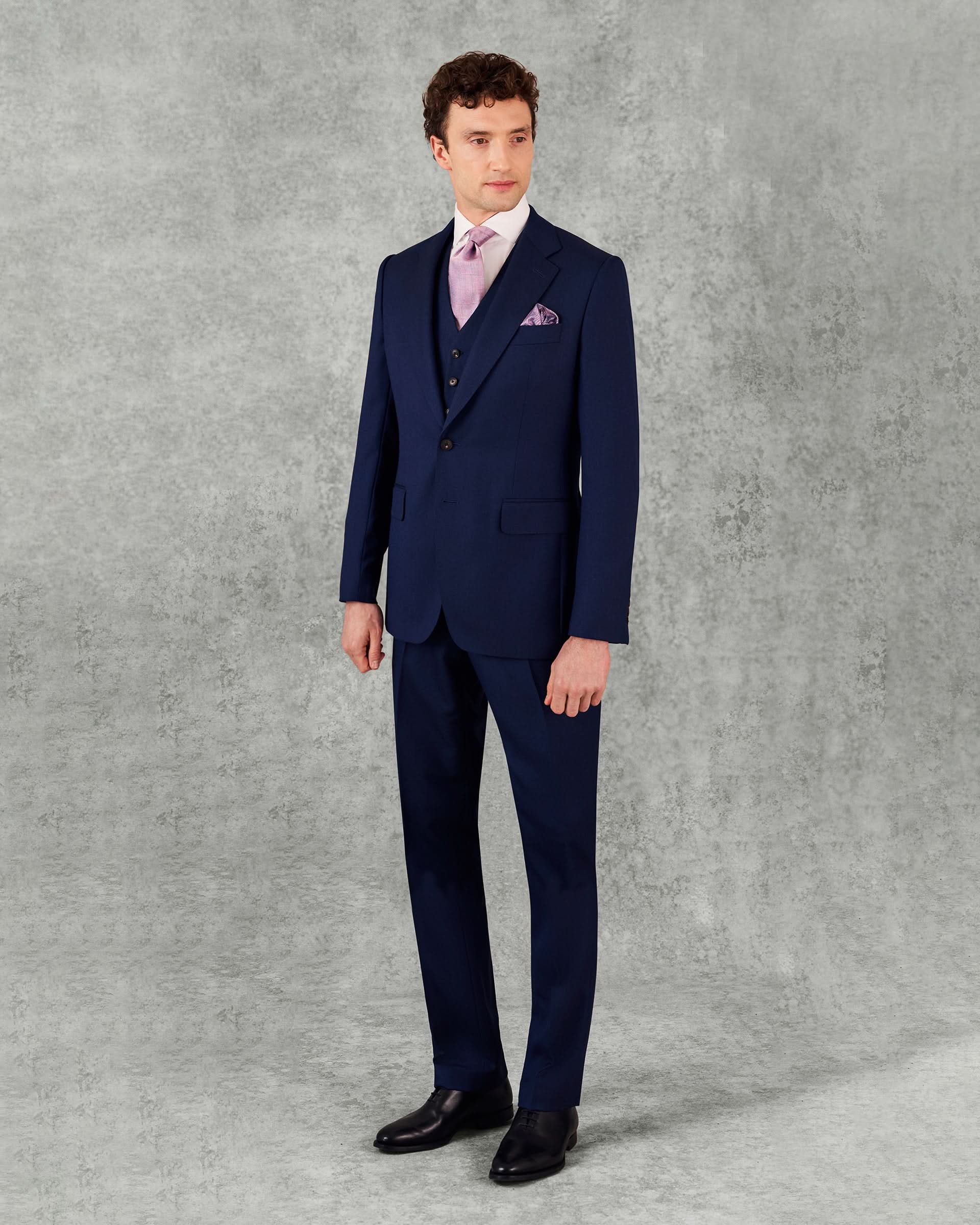 Seymour Virgin Wool Twill Suit Navy – Gieves & Hawkes