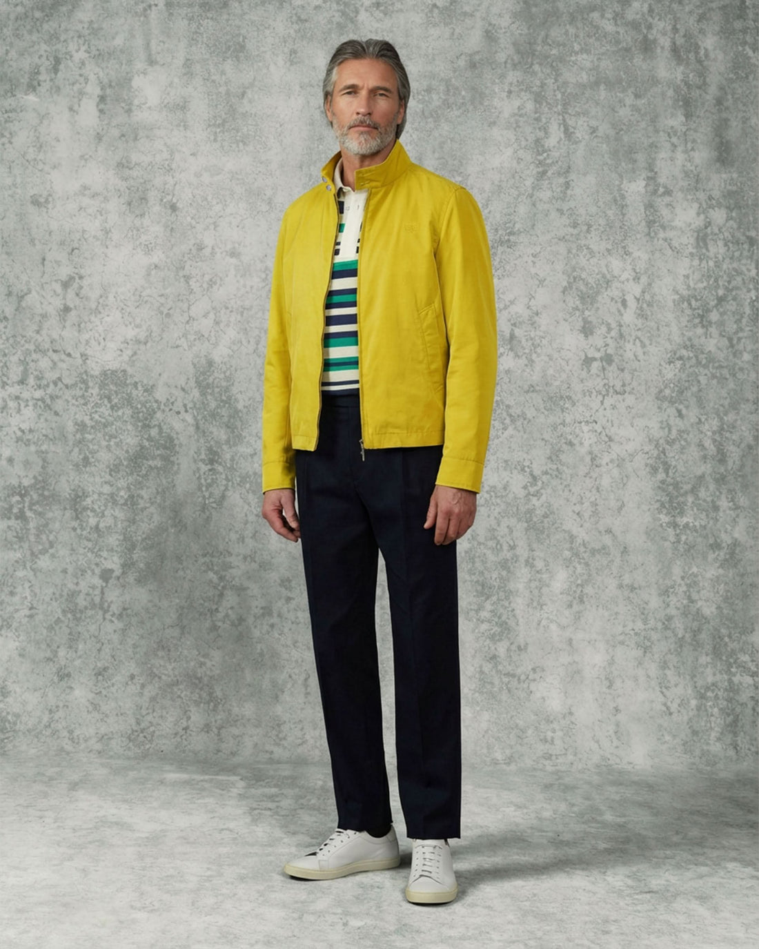 Barton Cotton &amp; Nylon Plain Bomber Yellow