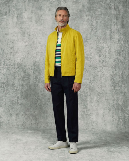Barton Cotton & Nylon Plain Bomber Yellow