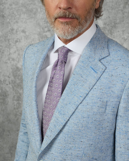 Newberry Diamond Purple Tie