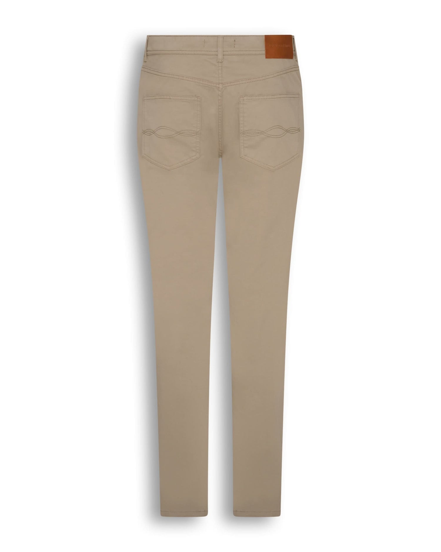 Frederick Cotton Stretch 5 Pocket Trouser Stone