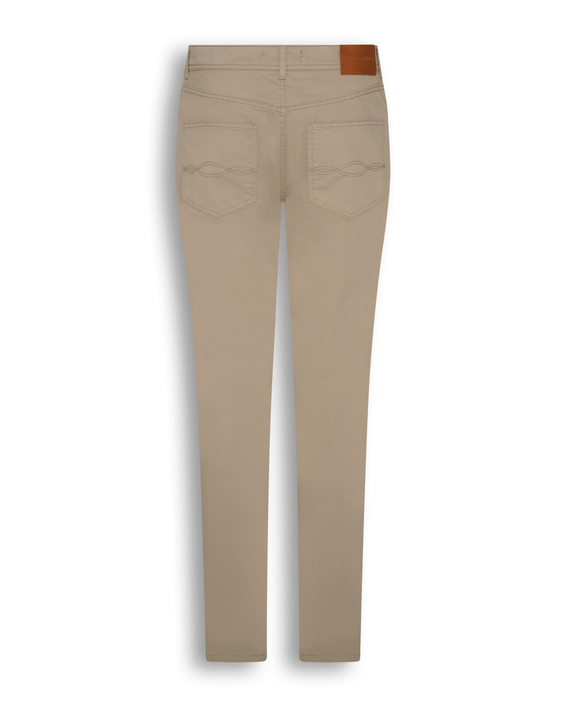 Frederick Cotton Stretch 5 Pocket Trouser Stone