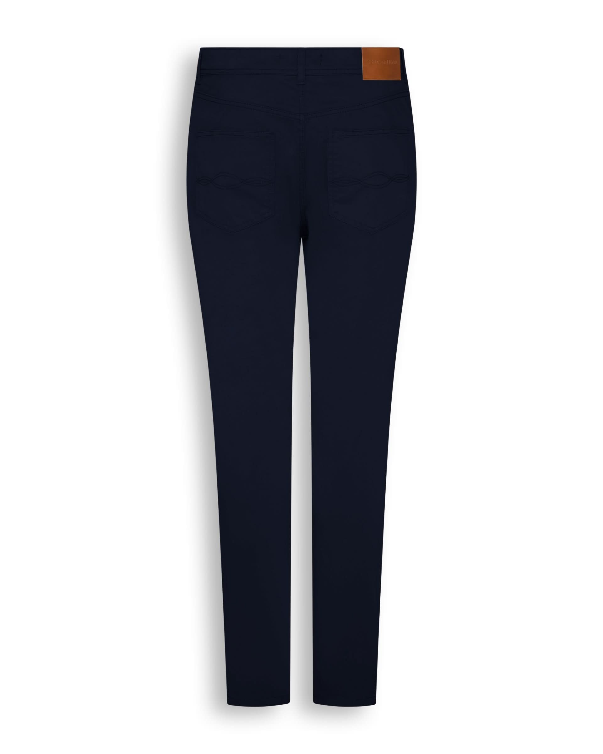 Frederick Cotton Stretch 5 Pocket Trouser Navy