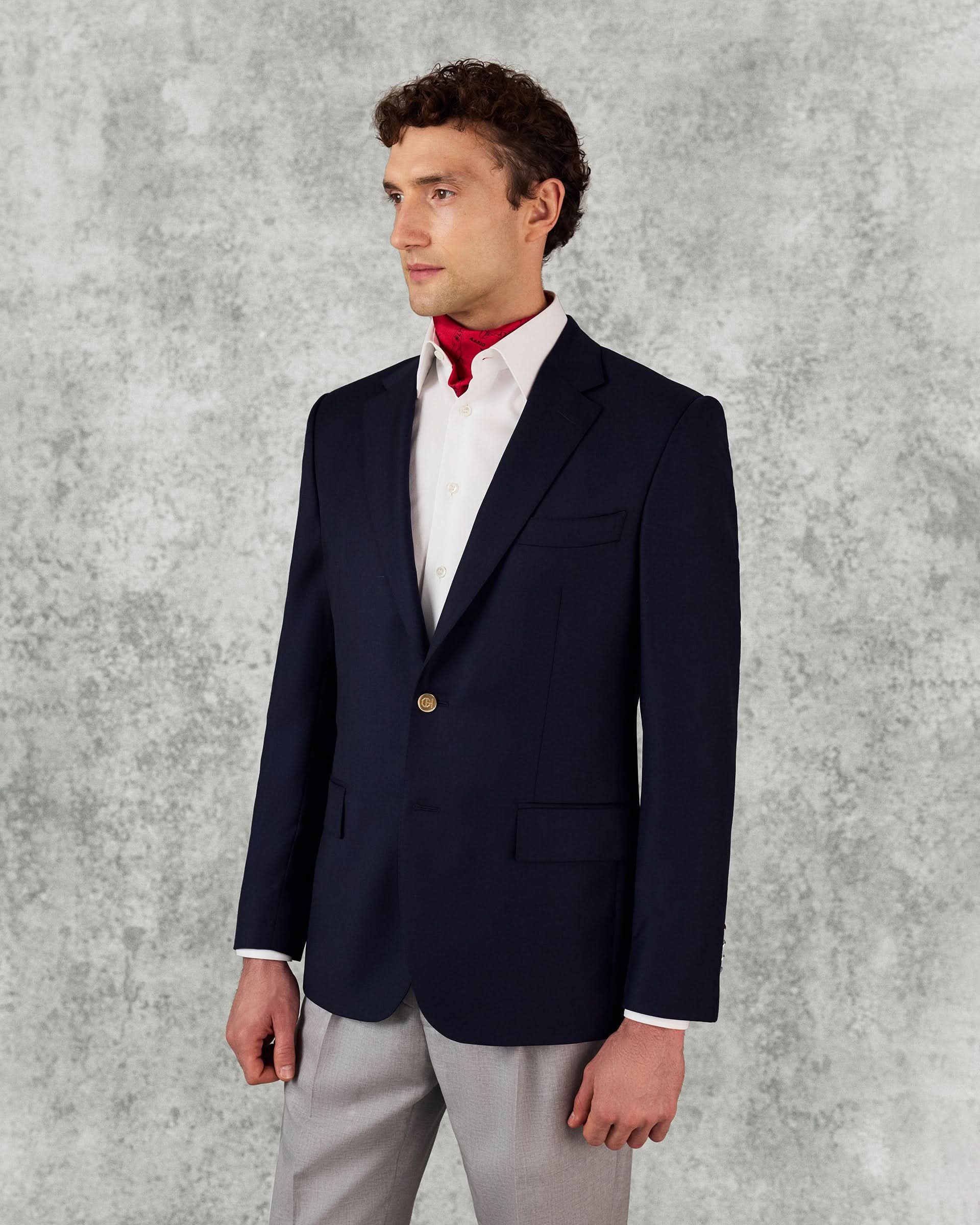 George Wool Blazer Navy – Gieves & Hawkes