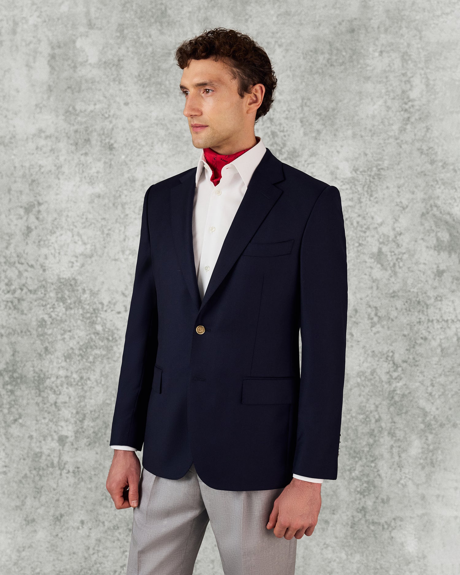 George Wool Blazer Navy