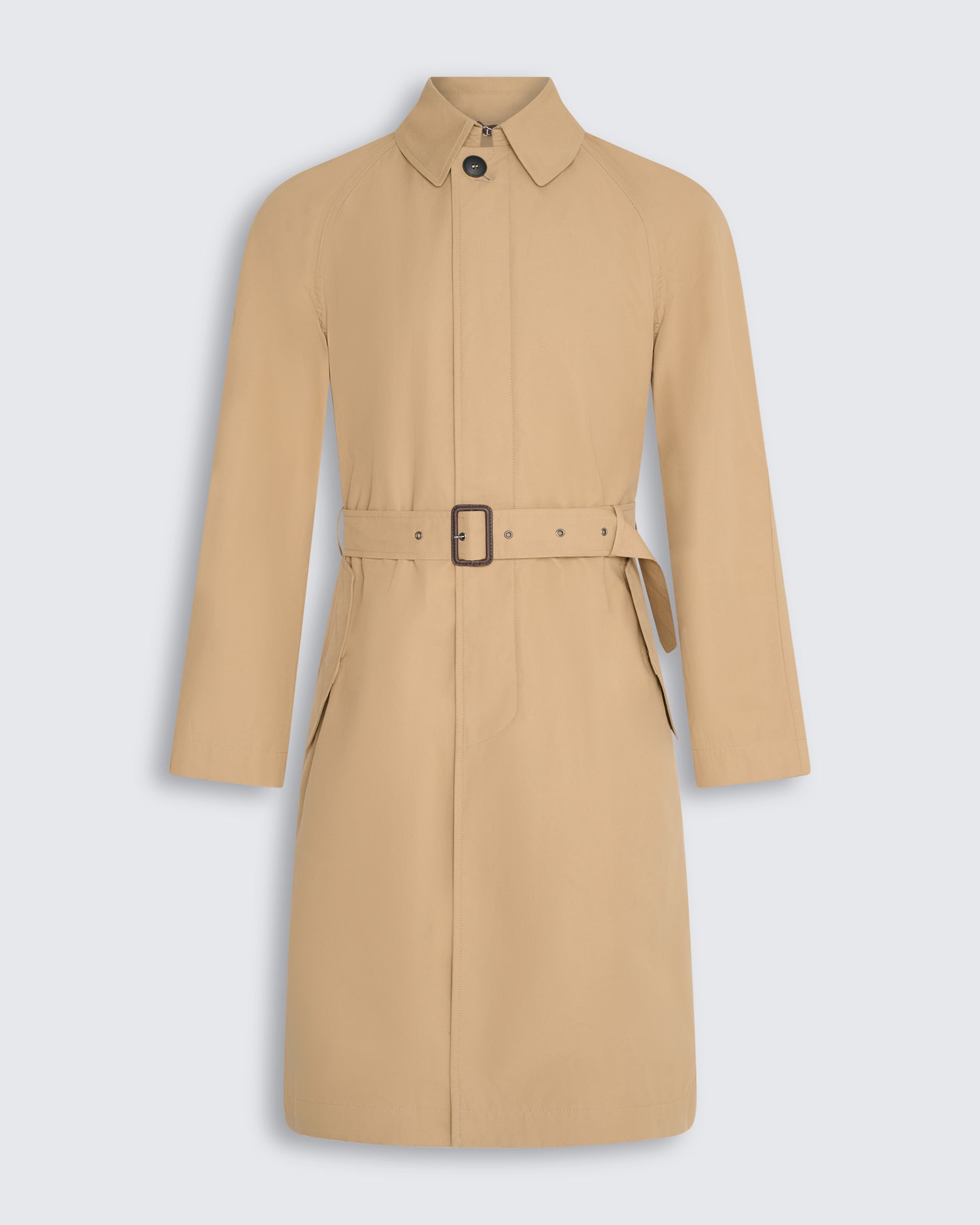 Sargent Cotton Belted Mac Tan