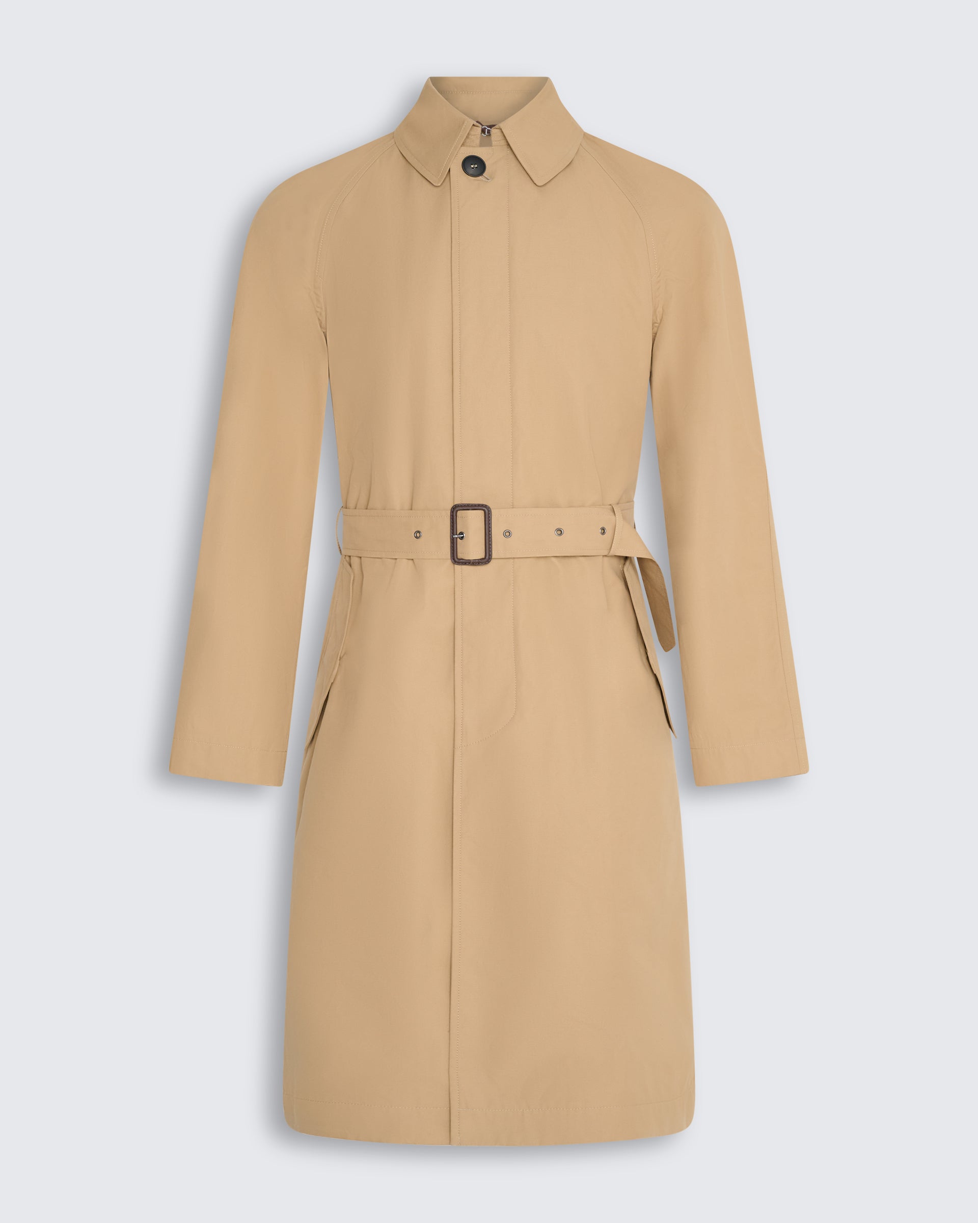Sargent Cotton Belted Mac Tan