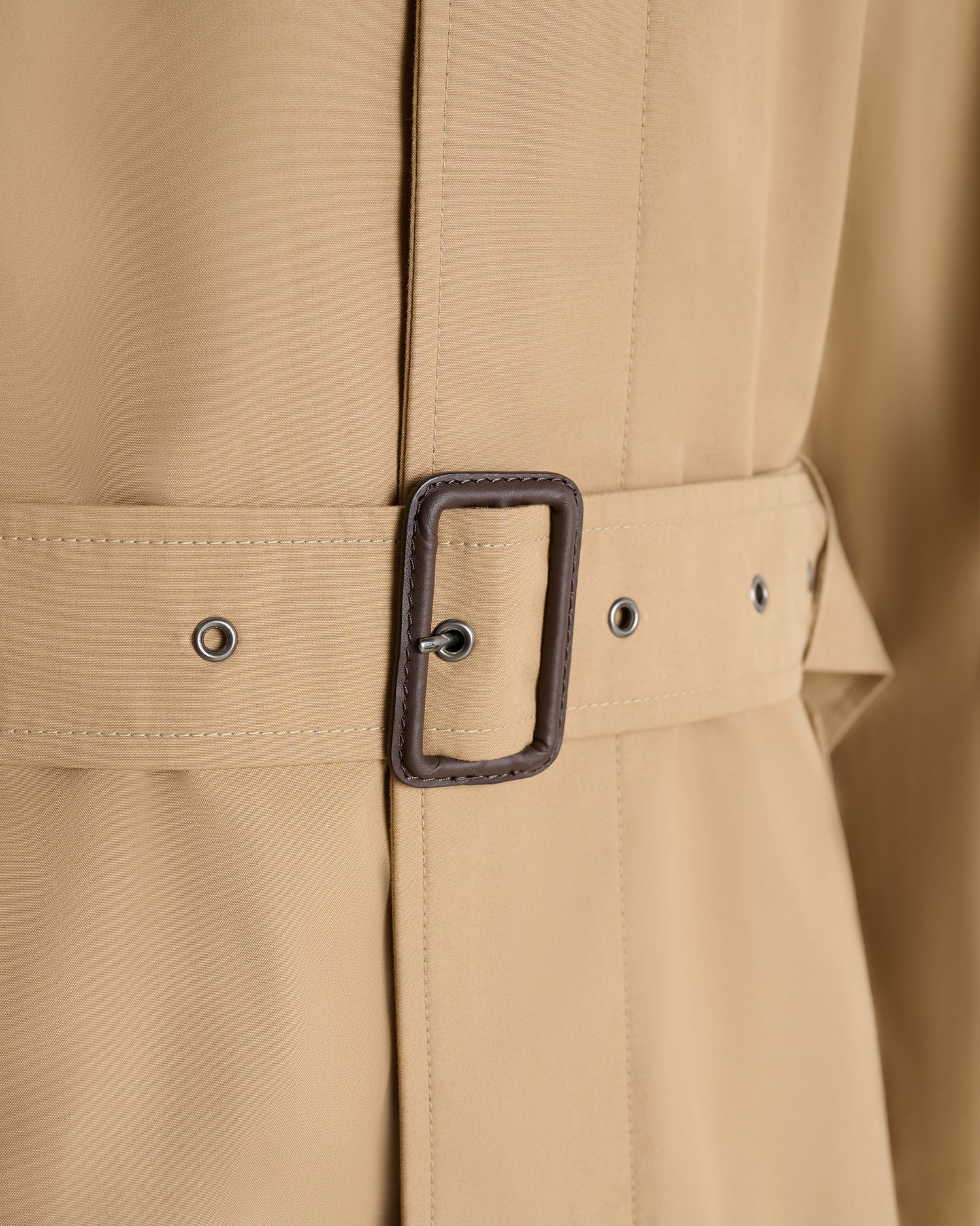 Sargent Cotton Belted Mac Tan