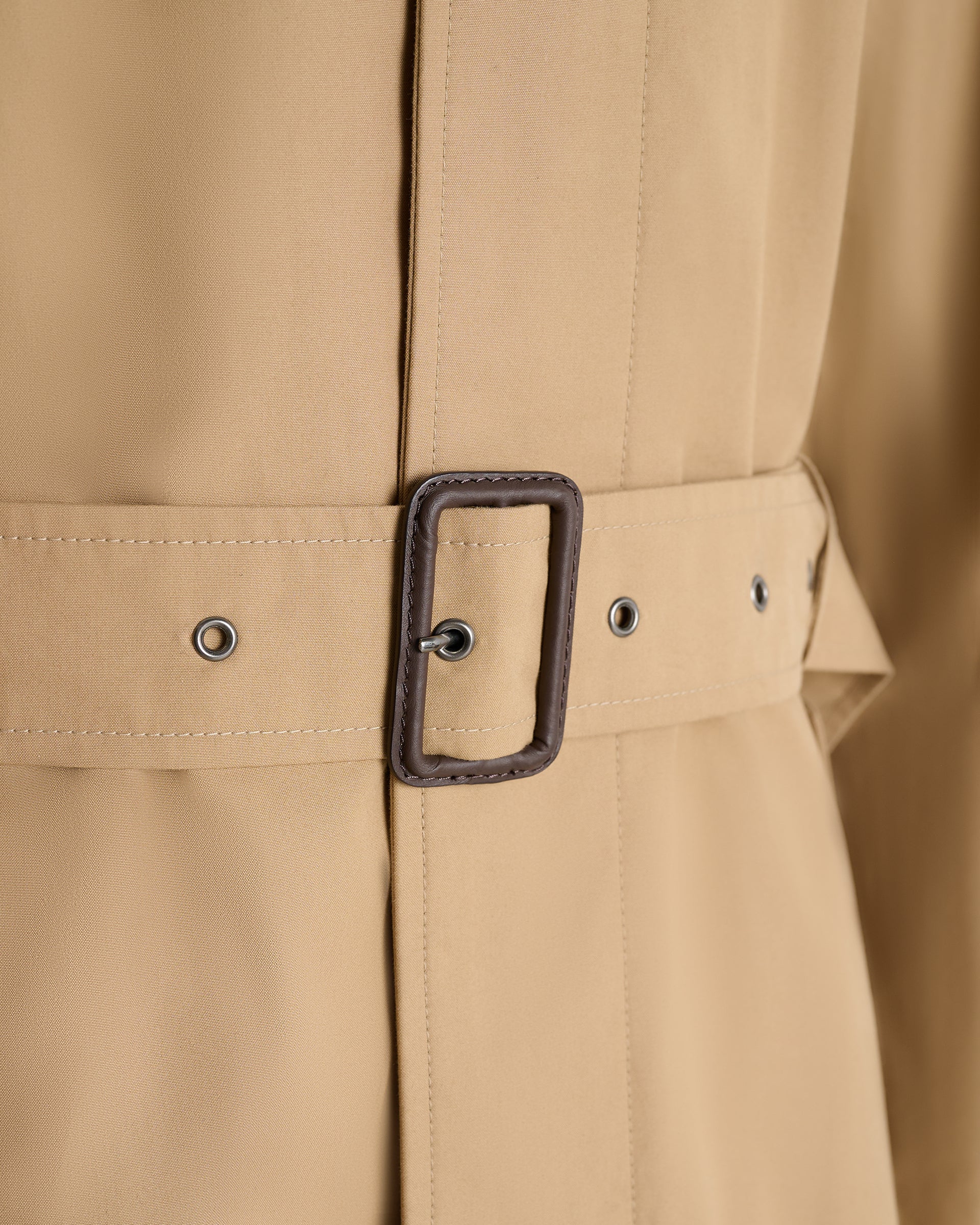 Sargent Cotton Belted Mac Tan