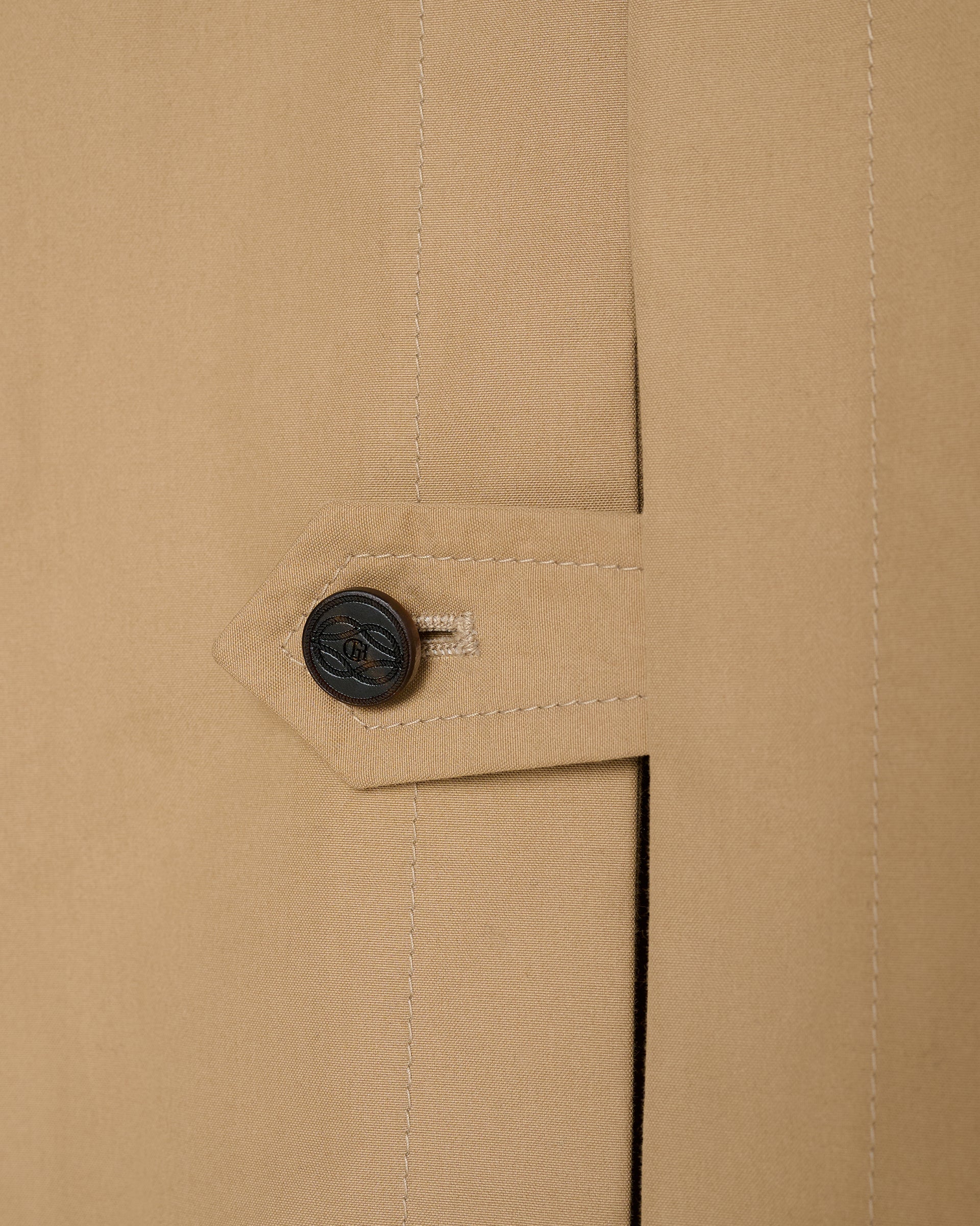 Sargent Cotton Belted Mac Tan