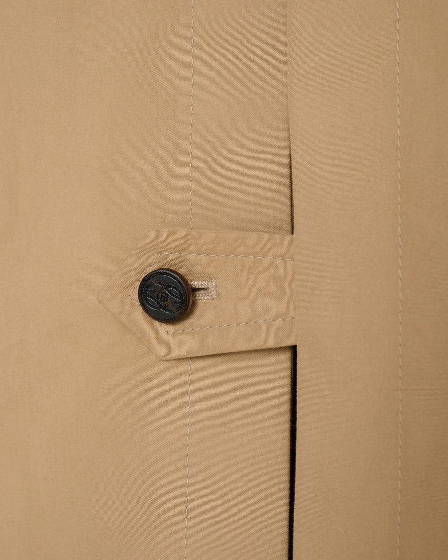 Sargent Ventile Cotton Water Repellent Belted Mac Tan