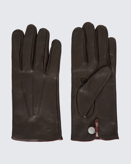 Maclean Black Leather Gloves
