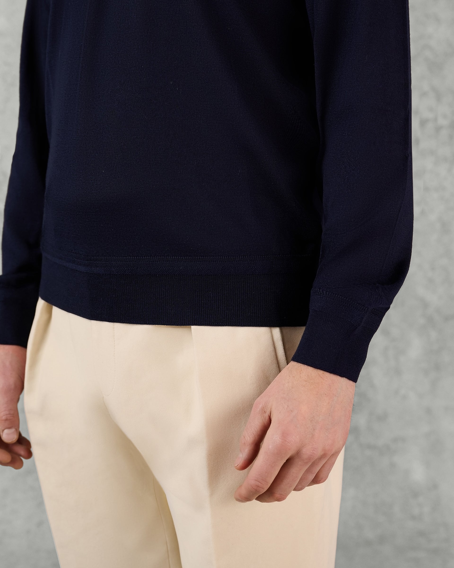 Grant Ultrafine Merino Wool Polo Shirt