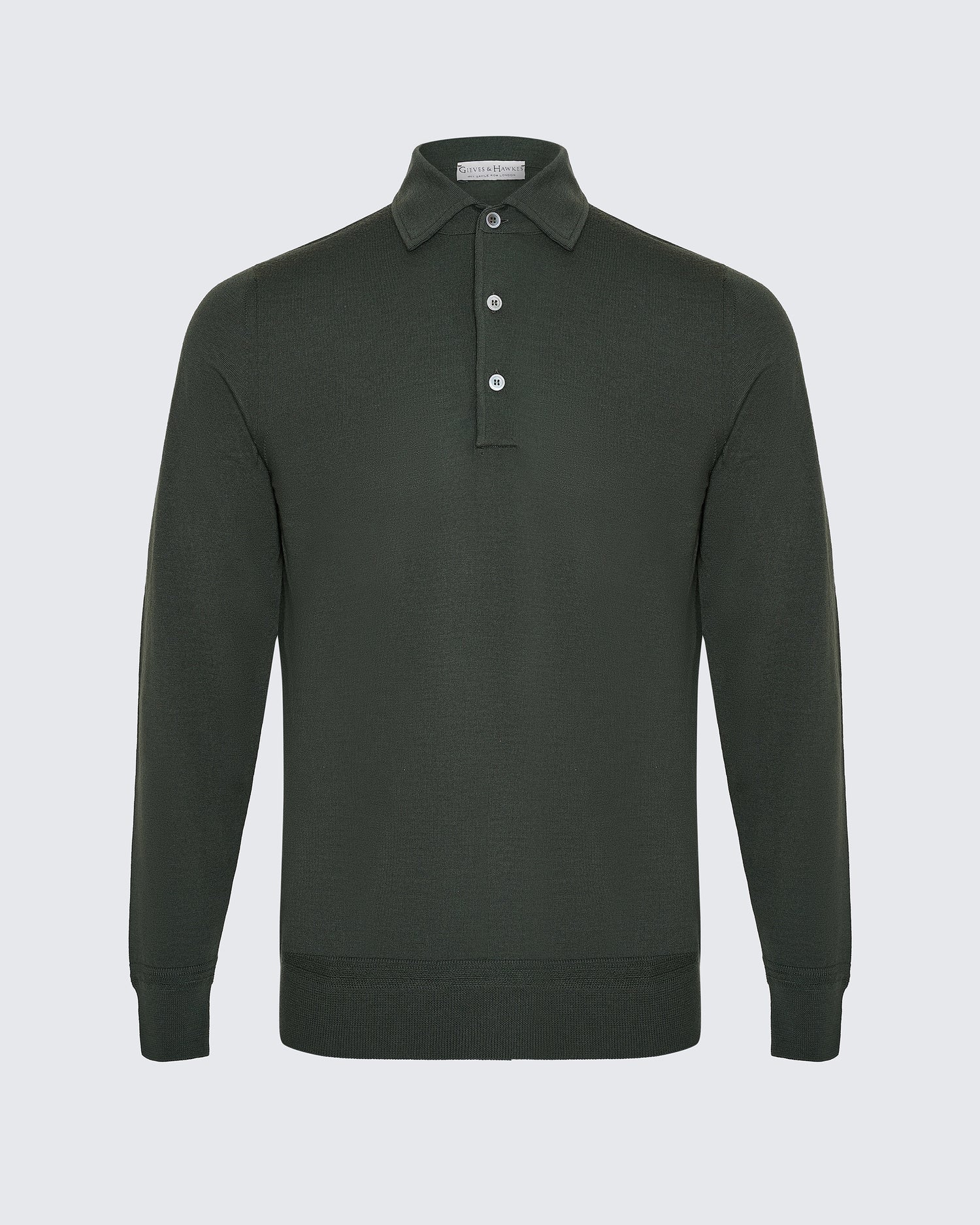 Grant Ultrafine Merino Wool Polo Shirt