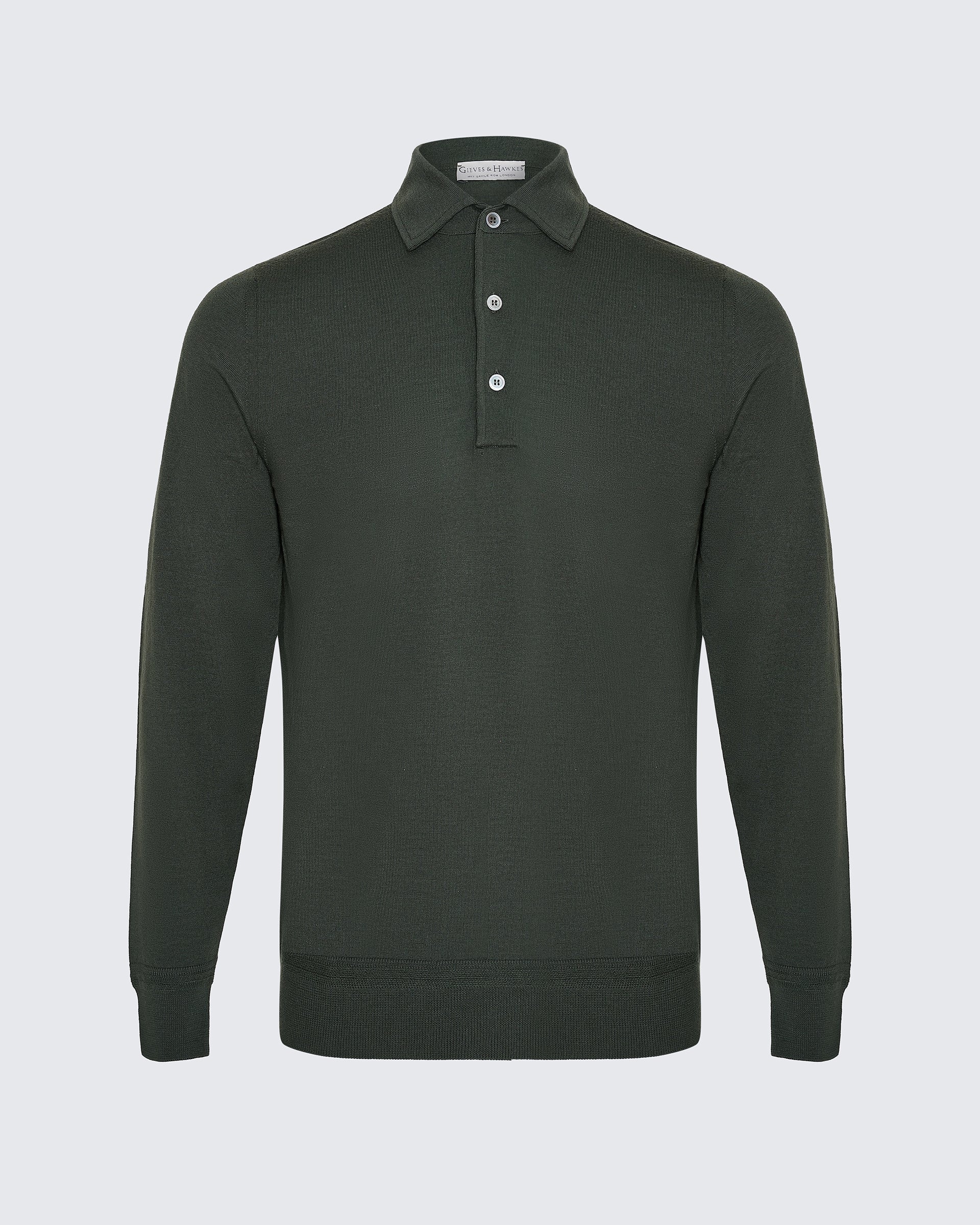 Grant Ultrafine Merino Wool Polo Shirt