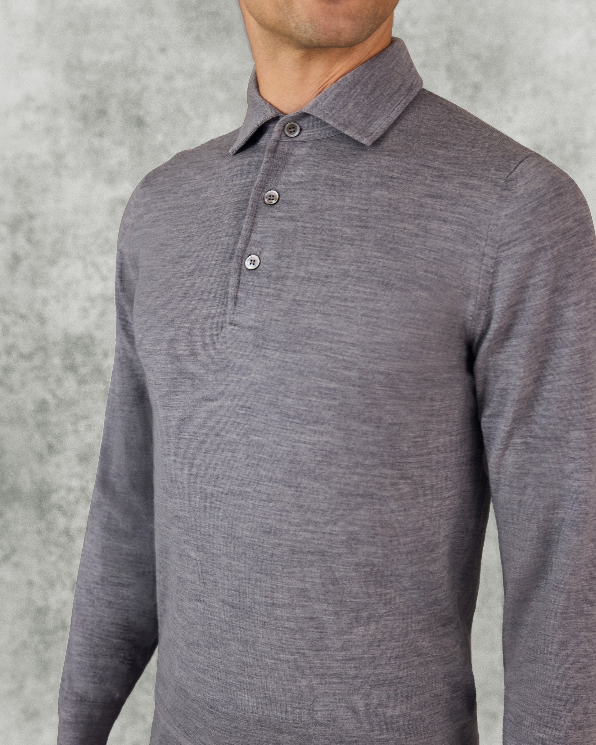 Grant Ultrafine Merino Wool Polo Shirt