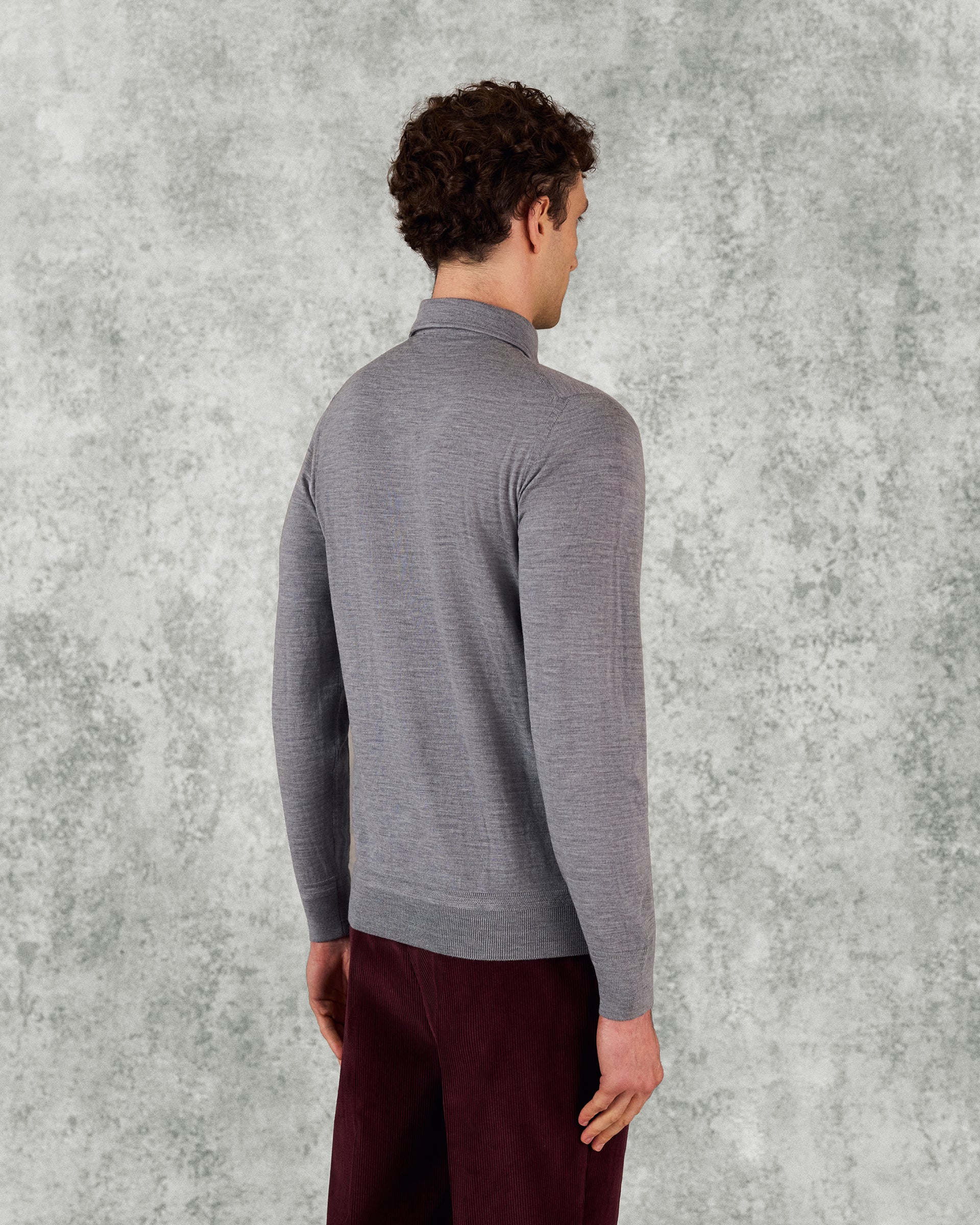 Grant Ultrafine Merino Wool Polo Shirt