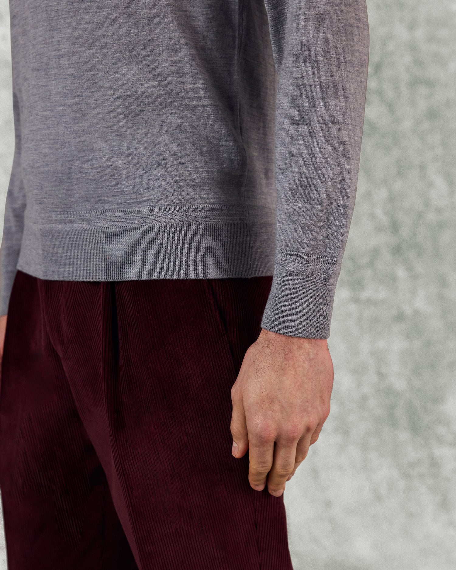 Grant Ultrafine Merino Wool Polo Shirt