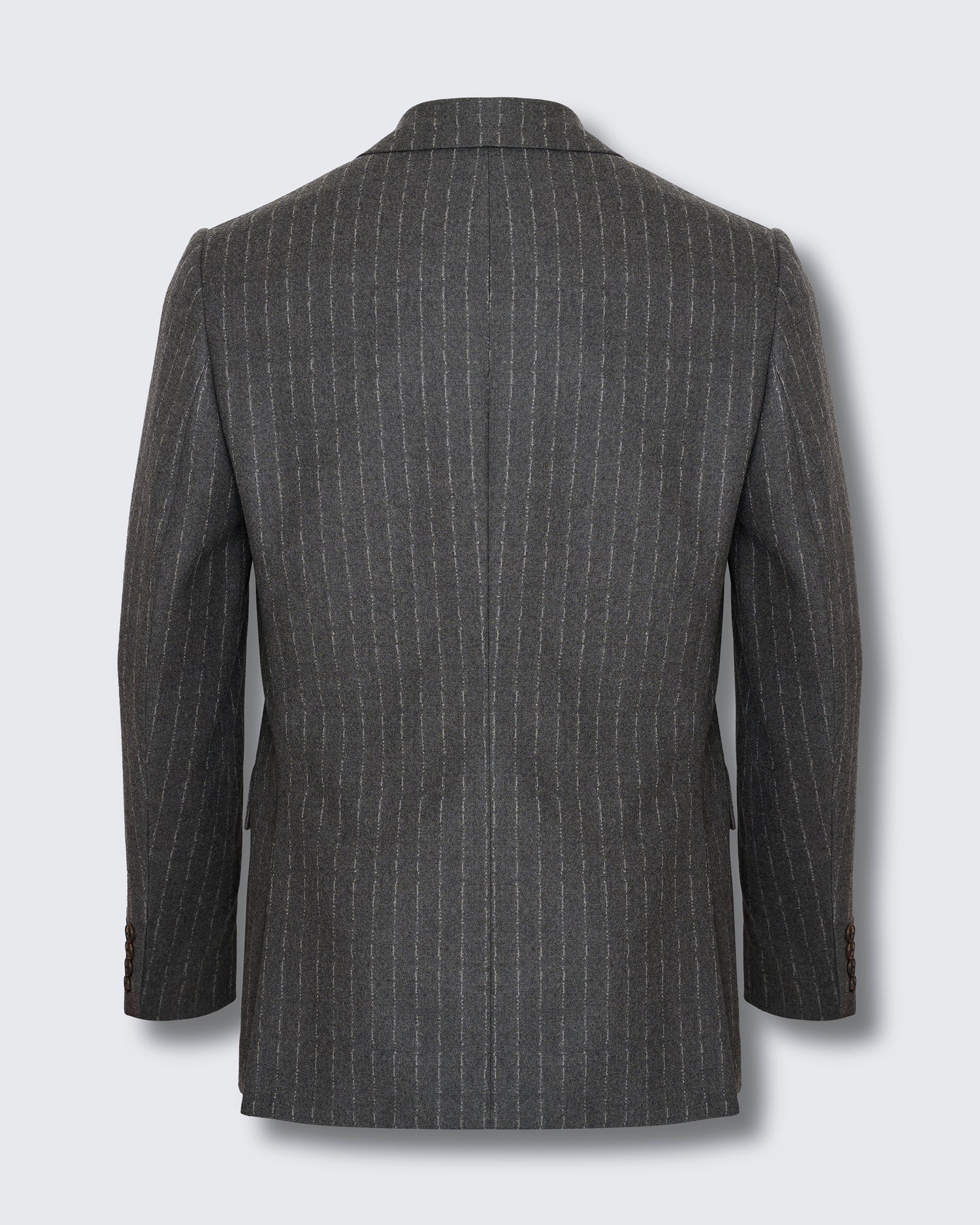 Gunn Suit Jacket Grey Morse Code Flannel