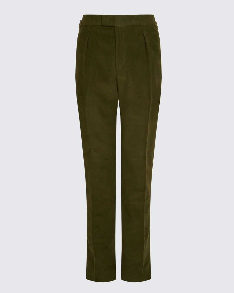 Hayter Moleskin Pleated Pant