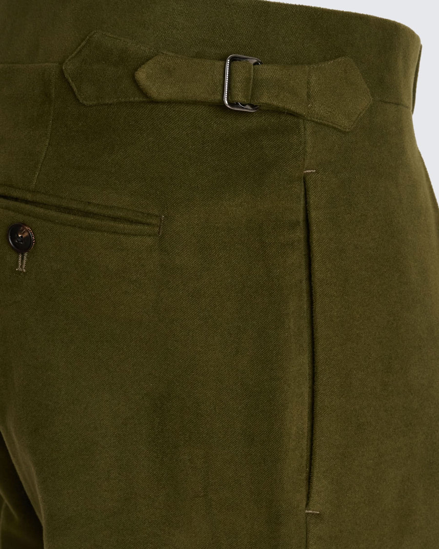Hayter Moleskin Pleated Pant